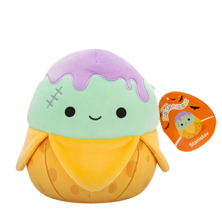 Squishmallows 19 cm Halloween plysch - Stanislav Monster Banana i gruppen LEKSAKER, BARN- & BABYPRODUKTER / Babyleksaker / Gosedjur hos TP E-commerce Nordic AB (C84900)