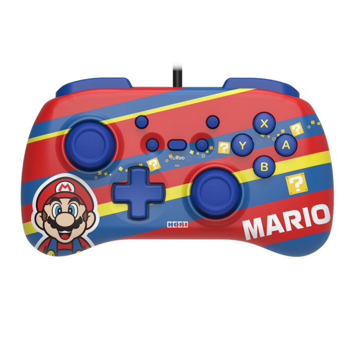 Hori PAD Mini - Mario i gruppen HEMELEKTRONIK / Spelkonsoler & Tillbehör / Nintendo Switch / Tillbehör hos TP E-commerce Nordic AB (C84915)