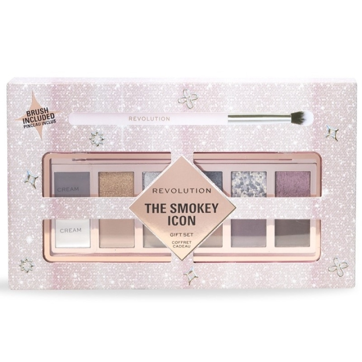 Makeup Revolution The Smokey Icon Palette Gift Set i gruppen SKÖNHET & HÄLSA / Presentkit / Presentkit För Henne hos TP E-commerce Nordic AB (C84940)