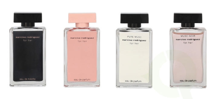 Narciso Rodriguez Collection Set For Her 30 ml Edt Spray 7,5ml/Edp Spray 7,5ml/Pm 7,5ml/Mn 7,5ml i gruppen SKÖNHET & HÄLSA / Presentkit / Presentkit För Henne hos TP E-commerce Nordic AB (C84982)