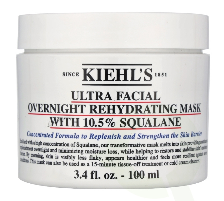 Kiehl\'s Ultra Facial Overnight Face Mask 100 g i gruppen SKÖNHET & HÄLSA / Hudvård / Ansiktsvård / Masker hos TP E-commerce Nordic AB (C85010)