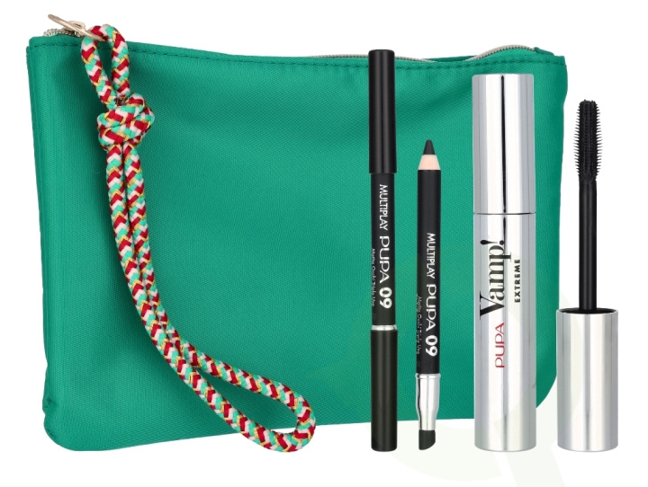 Pupa Milano Pupa Vamp! Sexy Lashes Makeup Set 12.8 ml Mascara #010 Vamp! 12ml / Multiplay Pen #09 Deep Black 0,8gr/Bag i gruppen SKÖNHET & HÄLSA / Presentkit / Presentkit För Henne hos TP E-commerce Nordic AB (C85018)