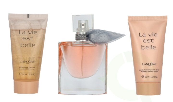 Lancome La Vie Est Belle Giftset 130 ml Edp Spray 30ml/Body Lotion 50ml/Shower Gel 50ml i gruppen SKÖNHET & HÄLSA / Presentkit / Presentkit För Henne hos TP E-commerce Nordic AB (C85063)