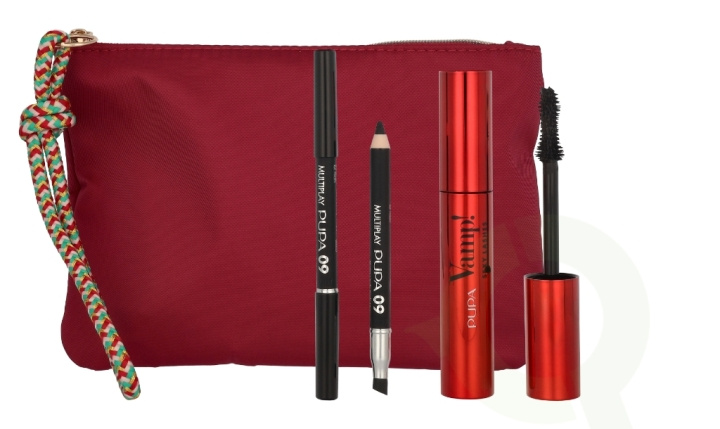 Pupa Milano Pupa Vamp! Sexy Lashes Makeup Set 12.8 ml Mascara #011 Sexy Black 12ml/Multiplay Pen #09 Deep Black 0,8gr/Bag i gruppen SKÖNHET & HÄLSA / Presentkit / Presentkit För Henne hos TP E-commerce Nordic AB (C85101)