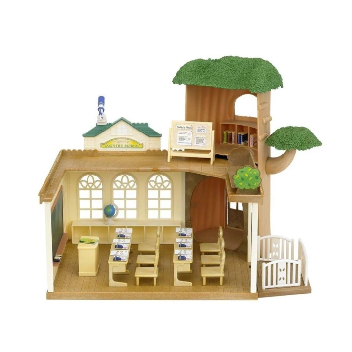 Sylvanian Families Country Tree-skolan (5105) i gruppen LEKSAKER, BARN- & BABYPRODUKTER / Leksaker / Lekset hos TP E-commerce Nordic AB (C85153)