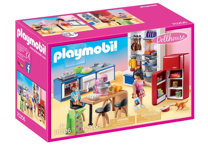 Playmobil Familjens kök (70206) i gruppen LEKSAKER, BARN- & BABYPRODUKTER / Leksaker / Övriga leksaker hos TP E-commerce Nordic AB (C85188)