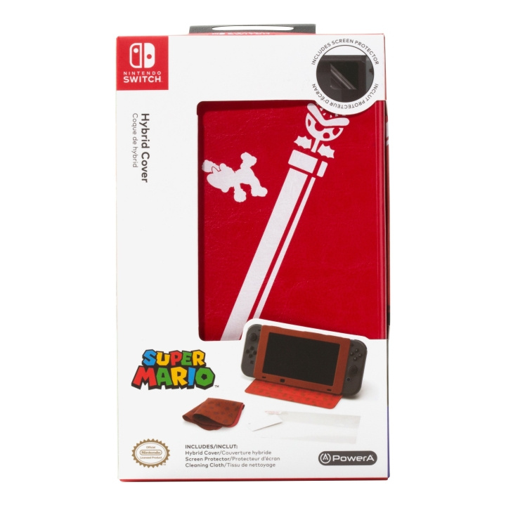 PowerA Hybrid Cover - Mario i gruppen HEMELEKTRONIK / Spelkonsoler & Tillbehör / Nintendo Switch hos TP E-commerce Nordic AB (C85190)