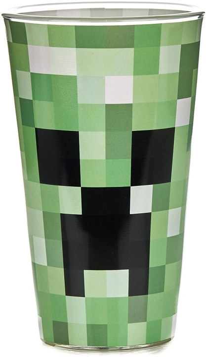 Paladone Minecraft Creeper-glas - 450ml (PP6729MCF) i gruppen SPORT, FRITID & HOBBY / Roliga prylar / Muggar hos TP E-commerce Nordic AB (C85206)