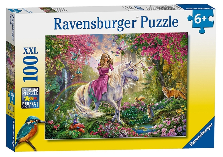 Ravensburger Enhörningar XXL, 100 st pussel i gruppen LEKSAKER, BARN- & BABYPRODUKTER / Leksaker / Barnpussel hos TP E-commerce Nordic AB (C85222)