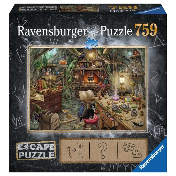 Ravensburger ESCAPE Pussel 3 - Häxans kök, 759 st i gruppen LEKSAKER, BARN- & BABYPRODUKTER / Leksaker / Barnpussel hos TP E-commerce Nordic AB (C85224)