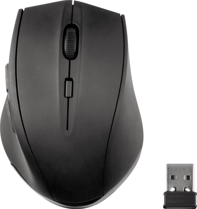 Speedlink Calado Silent Wireless Mouse med USB Nano-mottagare - Svart i gruppen DATORER & KRINGUTRUSTNING / Gaming / Möss hos TP E-commerce Nordic AB (C85256)