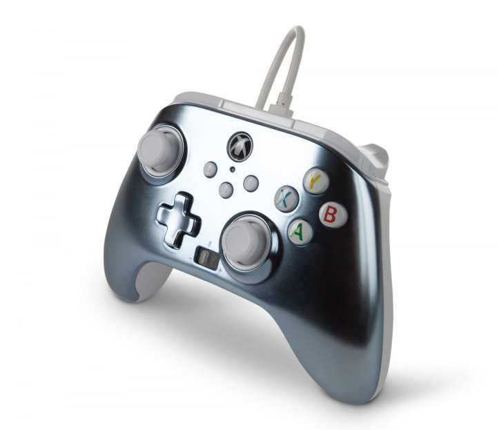 PowerA Enhanced trådbunden handkontroll för Xbox Series X - S - Metallic Ice i gruppen HEMELEKTRONIK / Spelkonsoler & Tillbehör / Xbox Series X/S hos TP E-commerce Nordic AB (C85284)