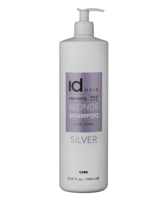 ID Hair Elements Xclusive Silver Schampo 1000 ml i gruppen SKÖNHET & HÄLSA / Hår & Styling / Hårvårdsprodukter / Hårfärg / Silverschampo hos TP E-commerce Nordic AB (C85302)