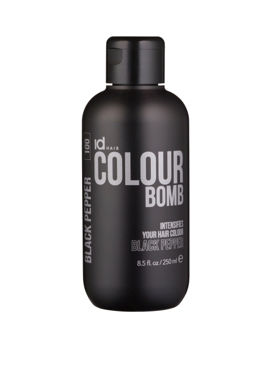 ID Hair Colour Bomb 250 ml - Svartpeppar i gruppen SKÖNHET & HÄLSA / Hår & Styling / Hårvårdsprodukter / Hårfärg / Hårfärg & Färgbomb hos TP E-commerce Nordic AB (C85338)