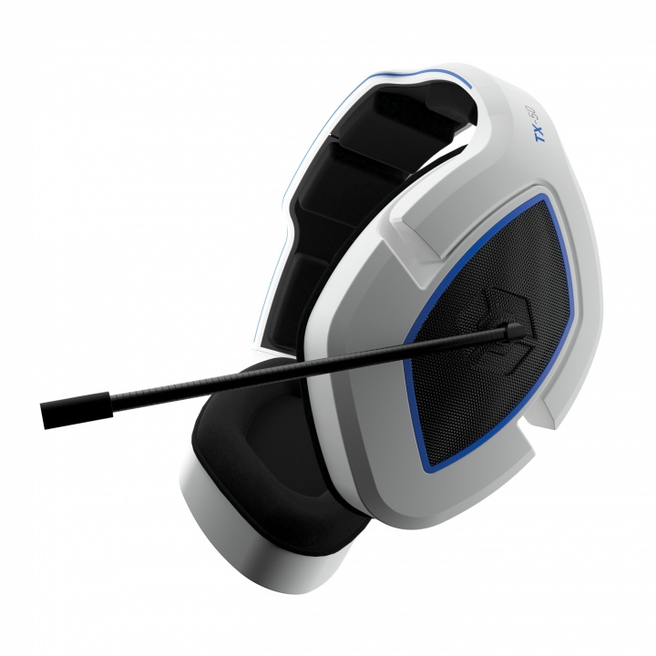 Gioteck TX-50 RF Stereo Gaming Headset (Vit/Blå) (Uni) i gruppen DATORER & KRINGUTRUSTNING / Gaming / Headset hos TP E-commerce Nordic AB (C85358)