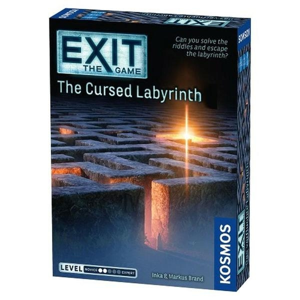 Exit: Escape Room 16: The Cursed Labyrinth (EN) (KOS1595) i gruppen LEKSAKER, BARN- & BABYPRODUKTER / Leksaker / Sällskapsspel / Familjespel hos TP E-commerce Nordic AB (C85371)