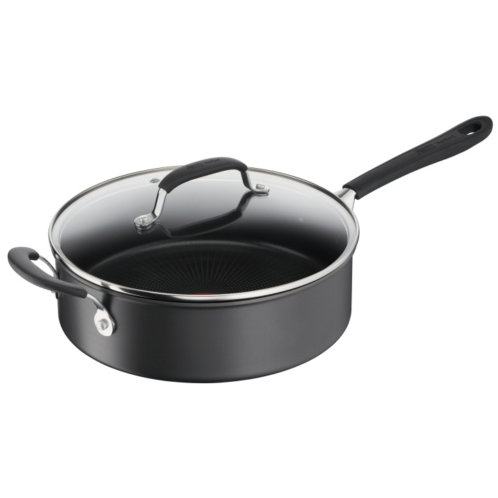 Tefal Hard titanium pro Sautepan 28 cm m.lock Svart (G2893753) i gruppen HEM, HUSHÅLL & TRÄDGÅRD / Köksredskap / Stekpannor hos TP E-commerce Nordic AB (C85392)