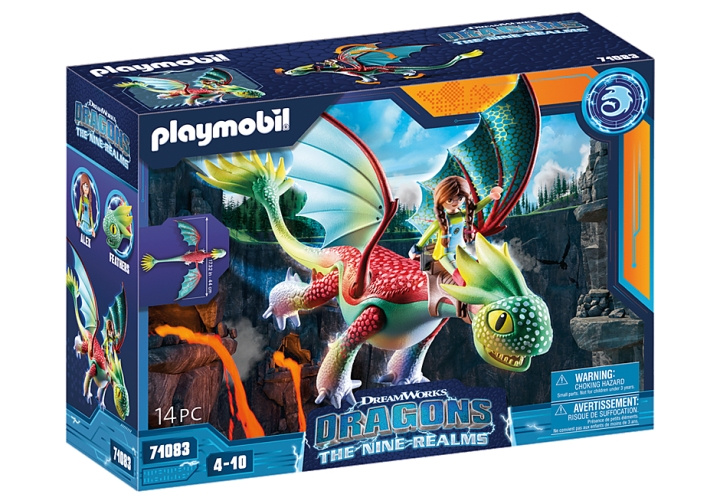 Playmobil Drakar: The Nine Realms - Fjädrar och Alex (71083) i gruppen LEKSAKER, BARN- & BABYPRODUKTER / Leksaker / Lekset hos TP E-commerce Nordic AB (C85447)