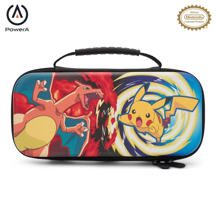 PowerA Skyddsfodral för Nintendo Switch - Pokémon: Charizard vs. Pikachu Vort i gruppen HEMELEKTRONIK / Spelkonsoler & Tillbehör / Nintendo Switch hos TP E-commerce Nordic AB (C85483)