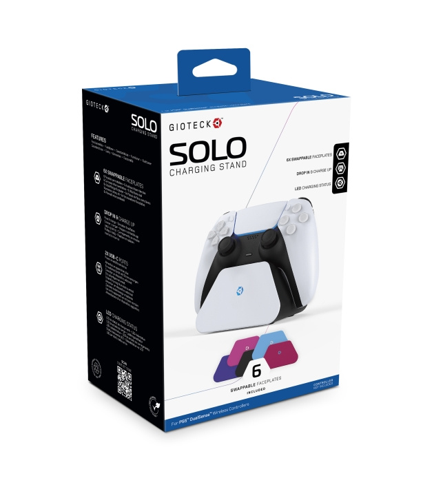 Gioteck Solo laddningsstativ i gruppen HEMELEKTRONIK / Spelkonsoler & Tillbehör / Sony PlayStation 5 hos TP E-commerce Nordic AB (C85504)