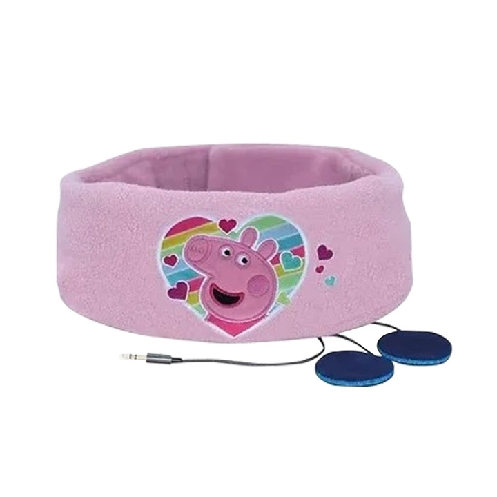 OTL Hörlurar med ljudband för barn - Peppa Pig Rainbow Peppa (PP0801) i gruppen HEMELEKTRONIK / Ljud & Bild / Hörlurar & Tillbehör / Hörlurar hos TP E-commerce Nordic AB (C85523)