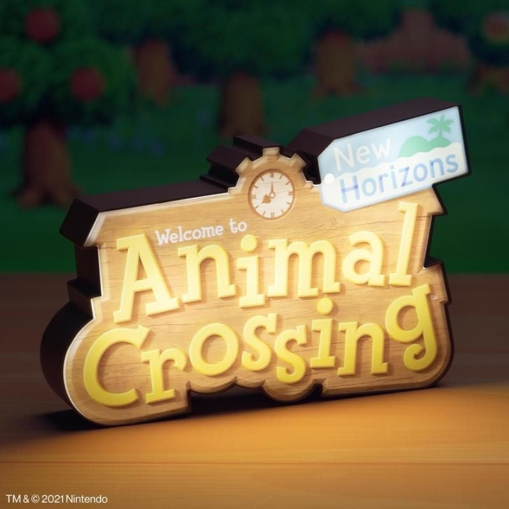 Paladone Animal Crossing logotyp-lampa i gruppen HEMELEKTRONIK / Belysning / Bordslampor hos TP E-commerce Nordic AB (C85535)