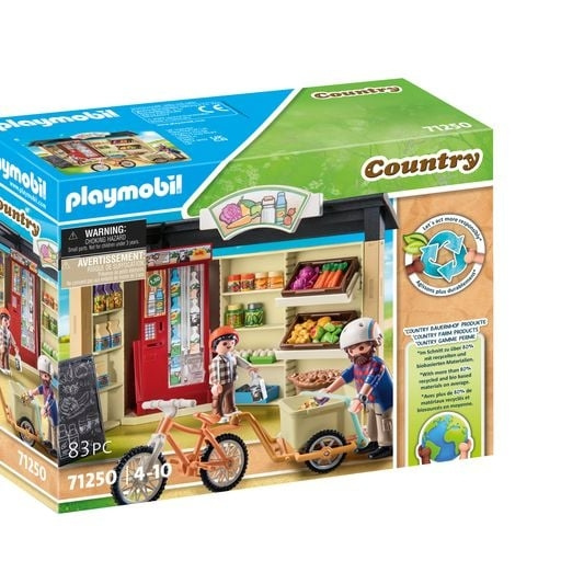 Playmobil gårdsbutik - öppet 24 timmar om dygnet (71250) i gruppen LEKSAKER, BARN- & BABYPRODUKTER / Leksaker / Lekset hos TP E-commerce Nordic AB (C85555)