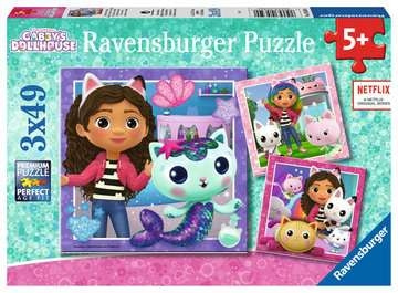 Ravensburger 3x49p - Gabby\'s Dollhouse (10105659) i gruppen LEKSAKER, BARN- & BABYPRODUKTER / Leksaker / Barnpussel hos TP E-commerce Nordic AB (C85660)