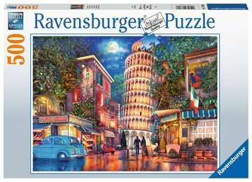 Ravensburger Gatorna i Pisa 500p - (10217380) i gruppen LEKSAKER, BARN- & BABYPRODUKTER / Leksaker / Barnpussel hos TP E-commerce Nordic AB (C85667)