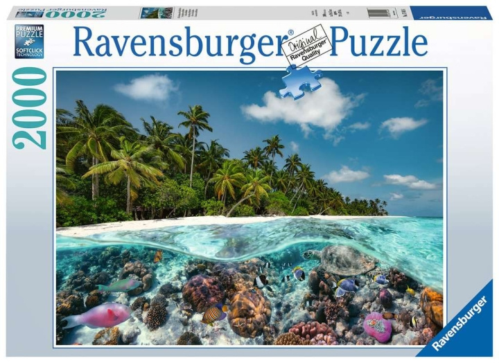 Ravensburger Ett dyk i Maldiverna 2000p - (10217441) i gruppen LEKSAKER, BARN- & BABYPRODUKTER / Leksaker / Barnpussel hos TP E-commerce Nordic AB (C85669)