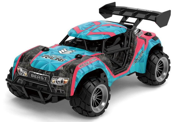 TEC-TOY R/C 1:20 2,4GHz 3,7V Li-ion - Blå/rosa (471411) i gruppen LEKSAKER, BARN- & BABYPRODUKTER / Radiostyrt / Radiostyrda bilar hos TP E-commerce Nordic AB (C85699)