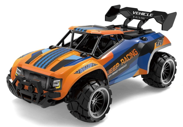 TEC-TOY R/C 1:20 2,4G 3,7V Li-ion - Blå/orange i gruppen LEKSAKER, BARN- & BABYPRODUKTER / Radiostyrt / Radiostyrda bilar hos TP E-commerce Nordic AB (C85701)