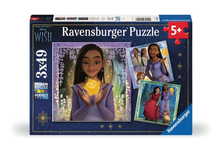 Ravensburger Disney Wish 3x49p - (10105702) i gruppen LEKSAKER, BARN- & BABYPRODUKTER / Leksaker / Barnpussel hos TP E-commerce Nordic AB (C85702)