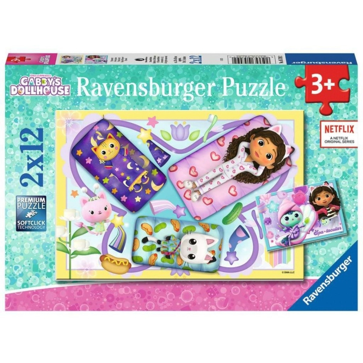 Ravensburger Gabby\'s Dollhouse 2x12p - (10105709) i gruppen LEKSAKER, BARN- & BABYPRODUKTER / Leksaker / Barnpussel hos TP E-commerce Nordic AB (C85704)