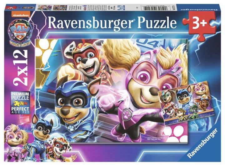 Ravensburger Paw Patrol The Mighty Movie 2x12p - (10105721) i gruppen LEKSAKER, BARN- & BABYPRODUKTER / Leksaker / Barnpussel hos TP E-commerce Nordic AB (C85707)