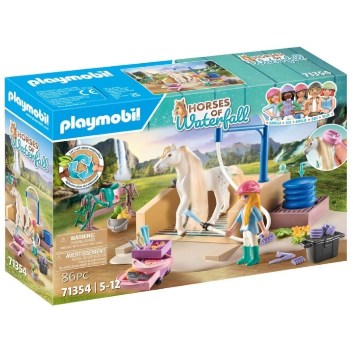 Playmobil Tvättstation med Isabella och Lejoninnan (71354) i gruppen LEKSAKER, BARN- & BABYPRODUKTER / Leksaker / Lekset hos TP E-commerce Nordic AB (C85747)