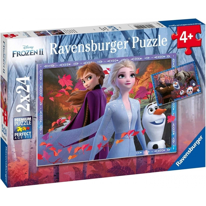 Ravensburger Frozen 2 Frosty Adventures 2x24p - 05010 i gruppen LEKSAKER, BARN- & BABYPRODUKTER / Leksaker / Barnpussel hos TP E-commerce Nordic AB (C85766)