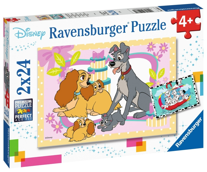 Ravensburger Disneys favoritvalpar 2x24p - 05087 i gruppen LEKSAKER, BARN- & BABYPRODUKTER / Leksaker / Barnpussel hos TP E-commerce Nordic AB (C85769)