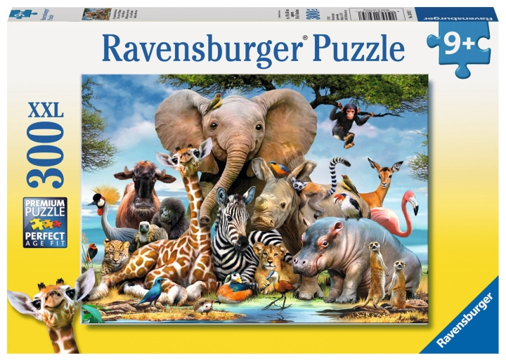 Ravensburger Afrikanska vänner 300p - 13075 i gruppen LEKSAKER, BARN- & BABYPRODUKTER / Leksaker / Barnpussel hos TP E-commerce Nordic AB (C85779)