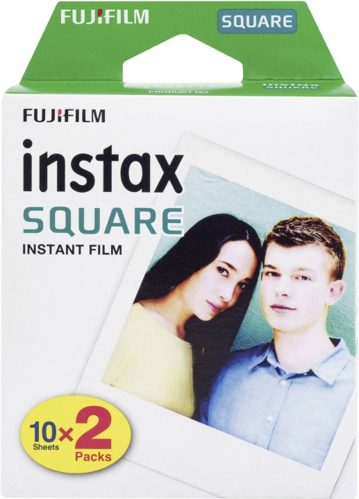 Fuji Instax Fyrkantig film 20 bilder i gruppen HEMELEKTRONIK / Foto & Video / Fotoutrustning / Övrigt hos TP E-commerce Nordic AB (C85783)