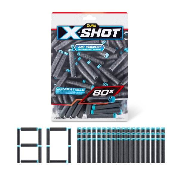 Zuru X-Shot X SHOT-Excel 80PK refillpilar - (36589) i gruppen LEKSAKER, BARN- & BABYPRODUKTER / Leksaker / Actionlek hos TP E-commerce Nordic AB (C85799)