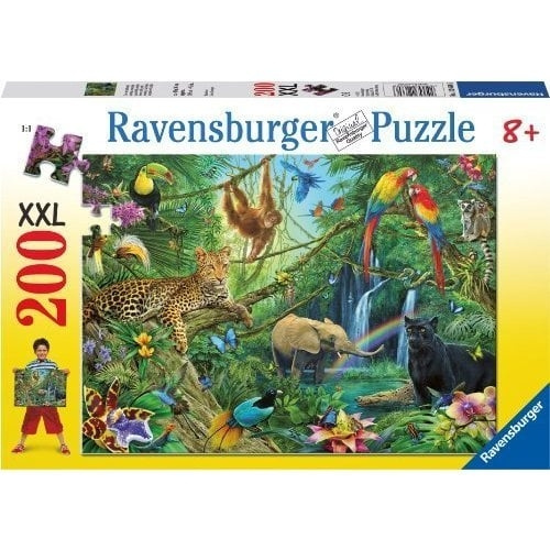 Ravensburger XXL Djungelpussel med 200 bitar i gruppen LEKSAKER, BARN- & BABYPRODUKTER / Leksaker / Barnpussel hos TP E-commerce Nordic AB (C85804)