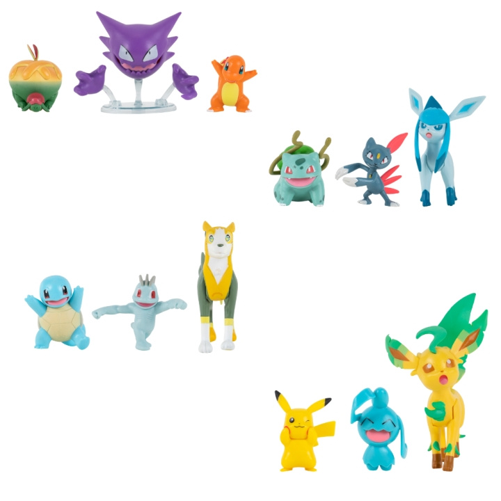 Pokémon Stridsfigur - 3 PK (95155_10) i gruppen LEKSAKER, BARN- & BABYPRODUKTER / Leksaker / Figurer, Miniatyrer & tillbehör hos TP E-commerce Nordic AB (C85807)