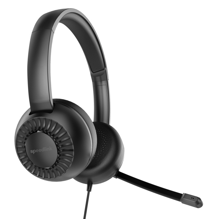 Speedlink Metis Stereo Headset, 3,5mm Jack med Y-adapter - Svart i gruppen DATORER & KRINGUTRUSTNING / Datortillbehör / Headset hos TP E-commerce Nordic AB (C85810)