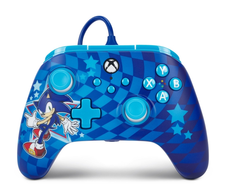 PowerA Advantage trådbunden handkontroll - Sonic Style /Xbox Series X i gruppen HEMELEKTRONIK / Spelkonsoler & Tillbehör / Xbox Series X/S hos TP E-commerce Nordic AB (C85829)