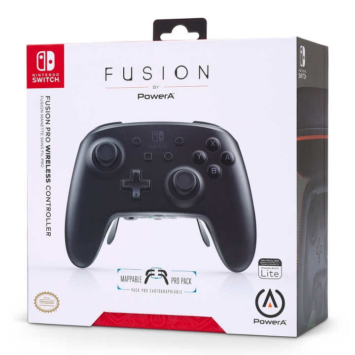 PowerA Fusion Pro trådlös handkontroll (Nintendo Switch) - Vit/Svart i gruppen HEMELEKTRONIK / Spelkonsoler & Tillbehör / Nintendo Switch hos TP E-commerce Nordic AB (C85903)