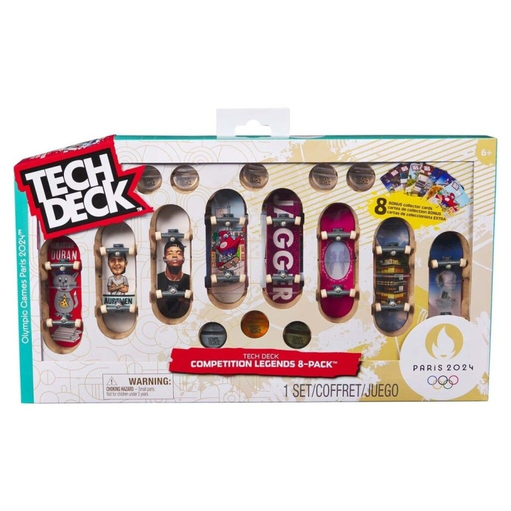 Tech Deck Olympic 96mm Fingerboard - 8-Pack (6070368) i gruppen LEKSAKER, BARN- & BABYPRODUKTER / Leksaker / Actionlek hos TP E-commerce Nordic AB (C85912)