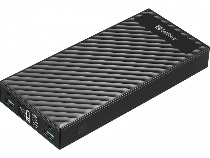 Sandberg Powerbank 2 x USB-C PD100W 30.000mAh i gruppen SMARTPHONE & SURFPLATTOR / Laddare & Kablar / Powerbanks hos TP E-commerce Nordic AB (C85939)