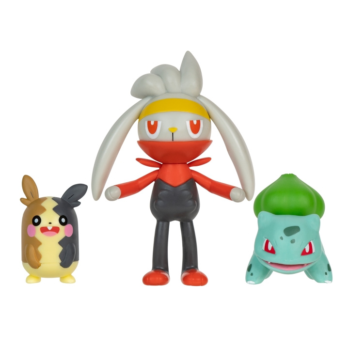 Pokémon Battle Figure 3 Pk - Morpeko, Bulbasaur (PKW3055) i gruppen LEKSAKER, BARN- & BABYPRODUKTER / Leksaker / Figurer, Miniatyrer & tillbehör hos TP E-commerce Nordic AB (C85986)