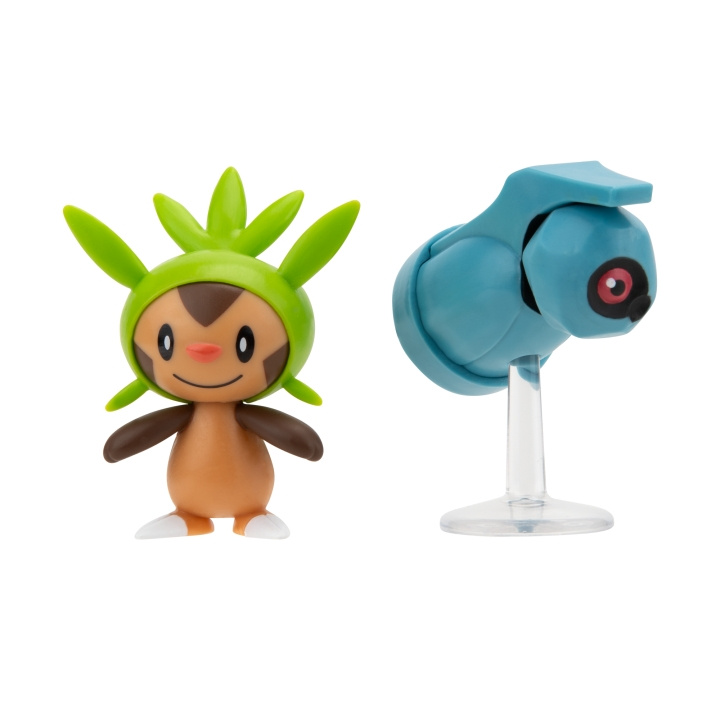 Pokémon Stridsfigur - Chespin & Beldum (PKW3014) i gruppen LEKSAKER, BARN- & BABYPRODUKTER / Leksaker / Figurer, Miniatyrer & tillbehör hos TP E-commerce Nordic AB (C85993)